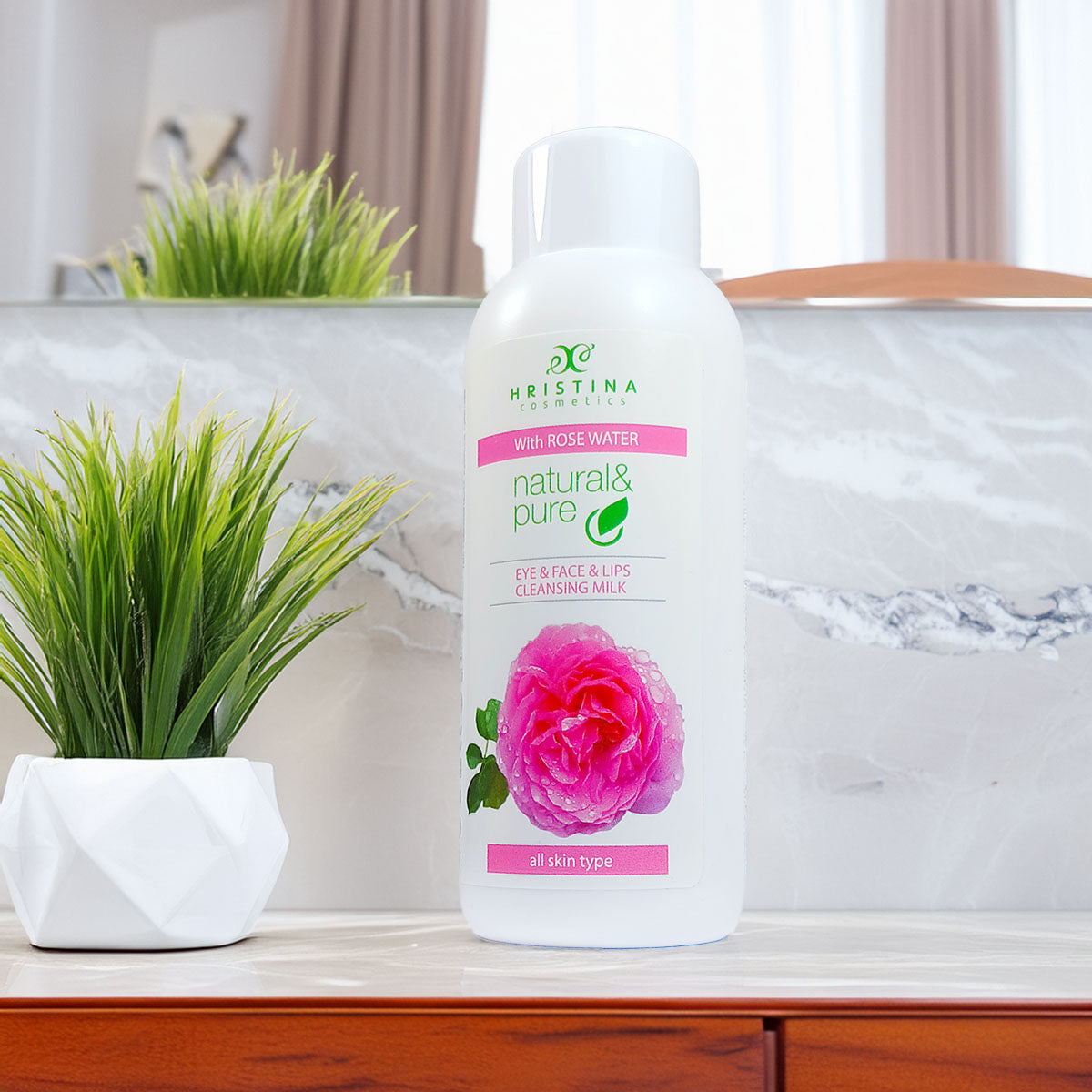 Cleansing Milk with Rose Water, 150ml All Skin Types Suitable