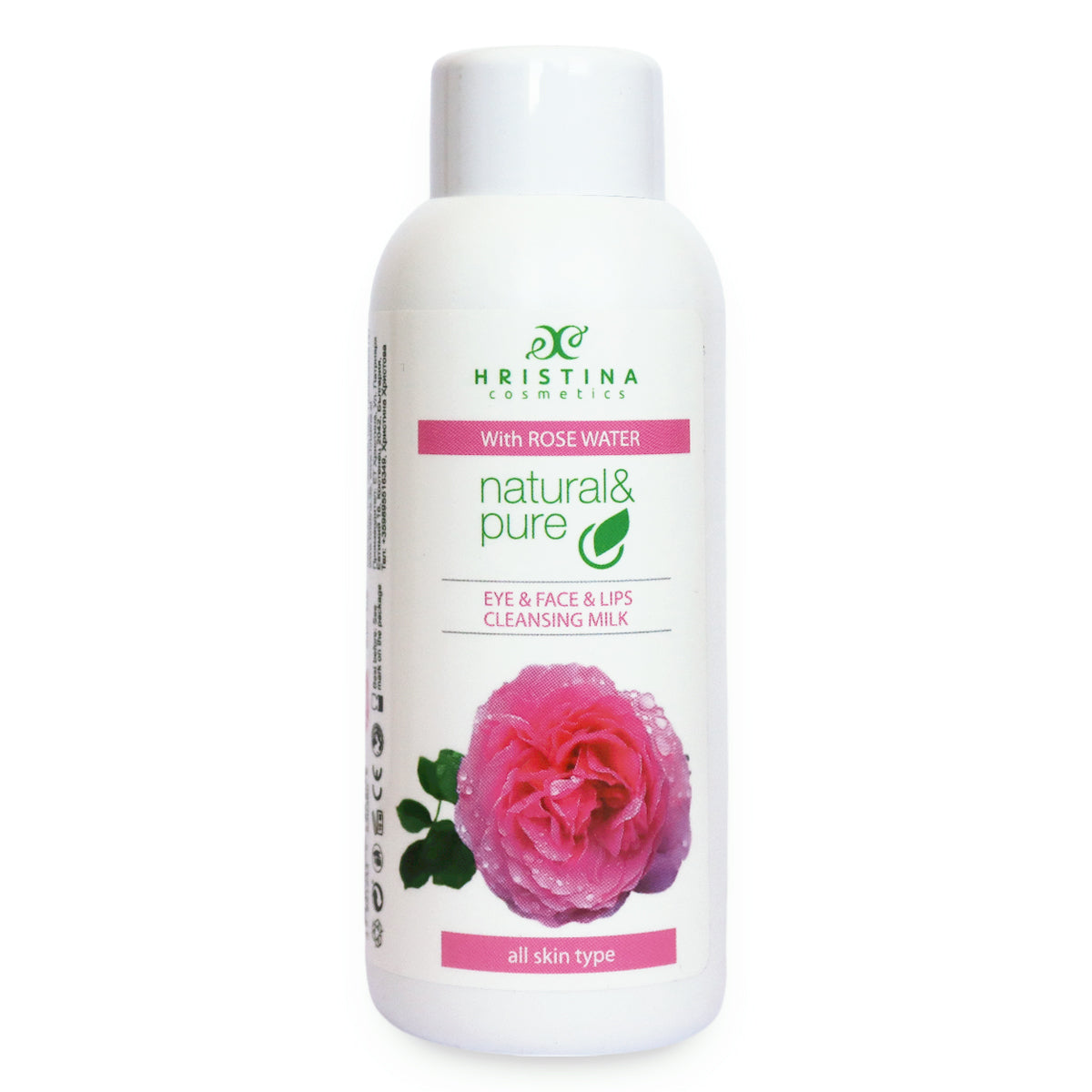Cleansing Milk with Rose Water, 150ml All Skin Types Suitable