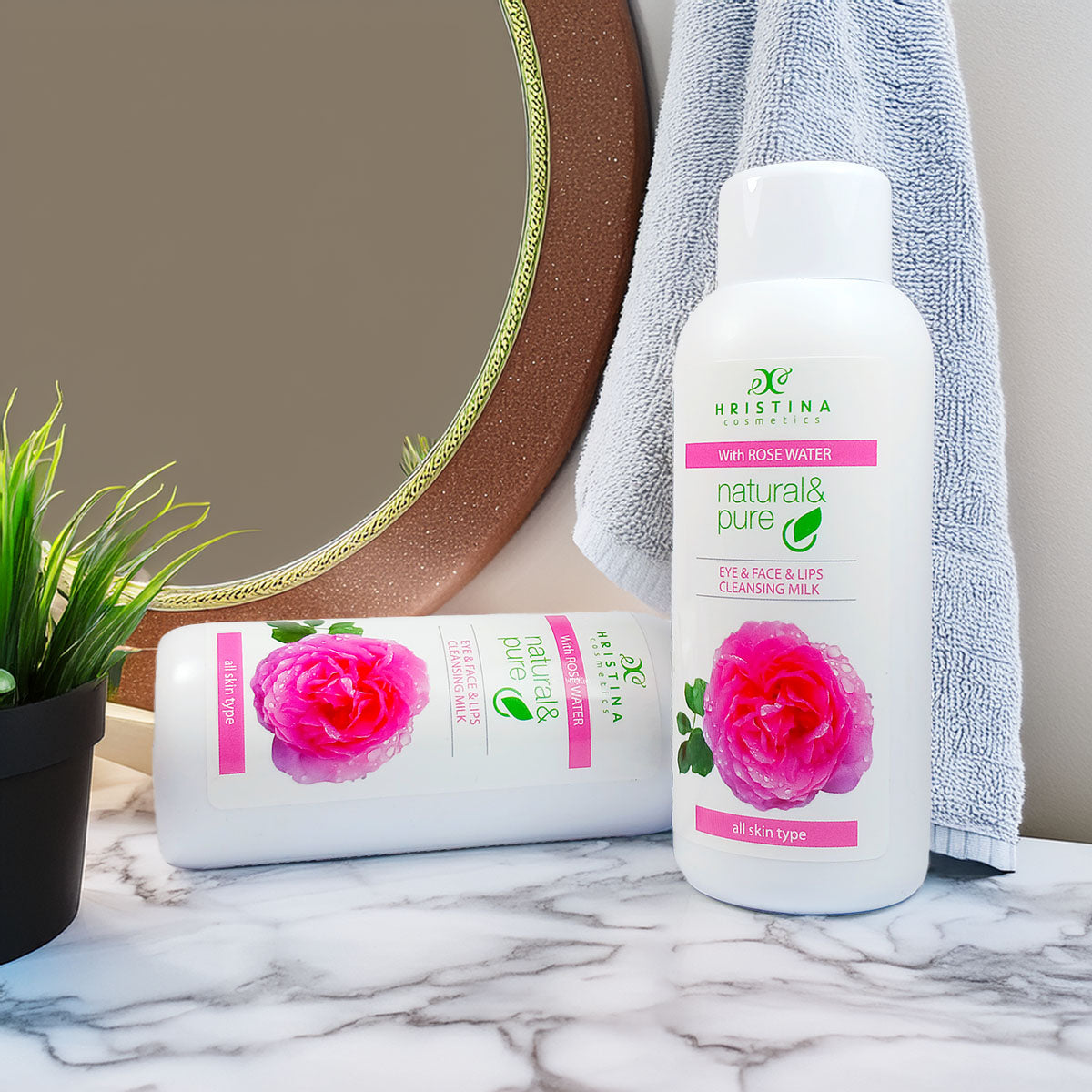 Cleansing Milk with Rose Water, 150ml All Skin Types Suitable