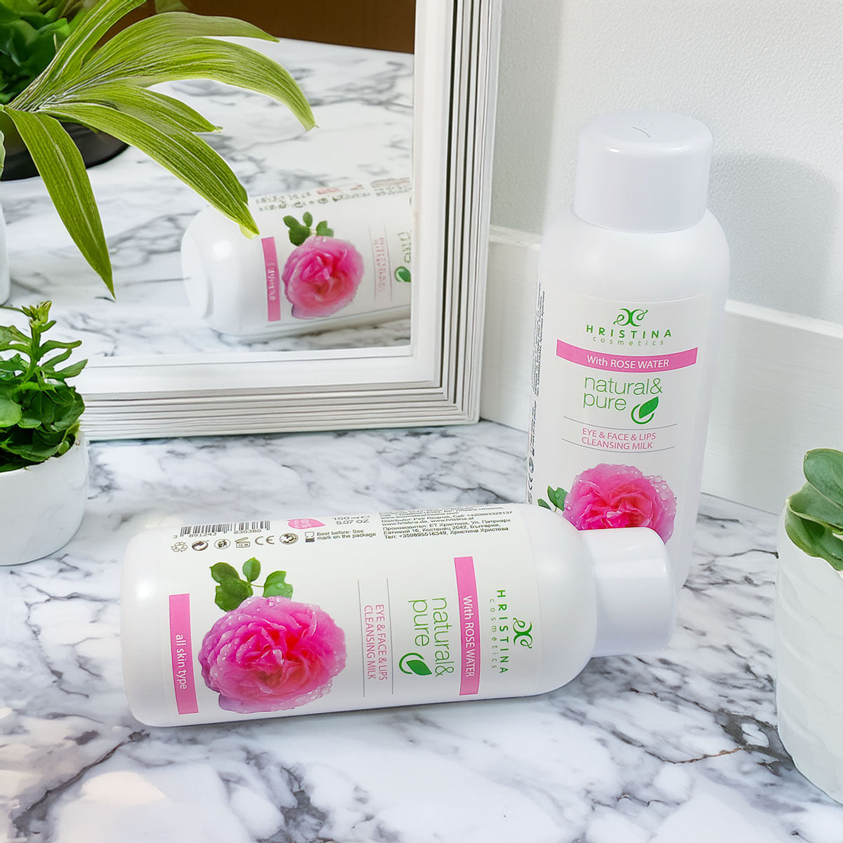 Cleansing Milk with Rose Water, 150ml All Skin Types Suitable